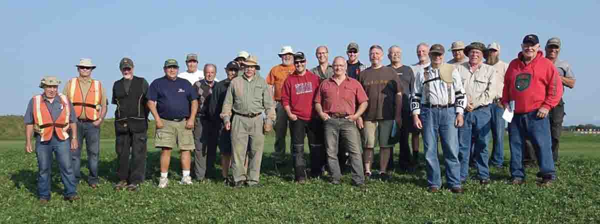 The Motley Crew at the 900-meter mound.